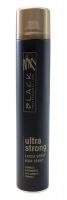 Black Ultra Strong Hair Spray 500ml - Lak na vlasy vhodný pro moderní styling.