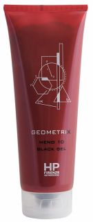 HP Firenze Hair Professional Geometrix Black Gel 250 - gelová maska na vlasy - Stylingová gelová maska pro dobarvení šedých vlasů.