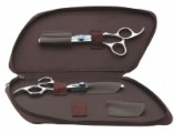 Olivia Garden Xtreme Shear Collection 2ks - 500 + 635 + pouzdro - kadeřnické nůžky