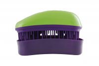 Tangle Dessata Mini Green - Purple - kartáč na rozčesávání vlasů - Profesionální kartáč na rozčesávání vlasů.