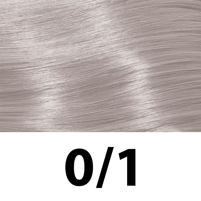Barva na vlasy Subrina permanent colour 0/1 - domíchávací mix tón popelavý 100ml