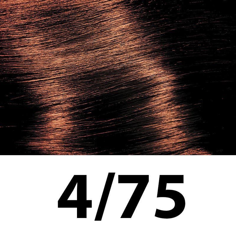 Barva na vlasy Subrina permanent colour 4/75 - středně hnědá hnědo červená