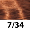 Barva Subrina permanent colour 7/34 - střední blond jantarový