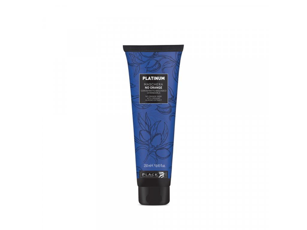 Black Platinum No Orange Mask 250 ml - Maska pro hnědé a tmavší blond vlasy.