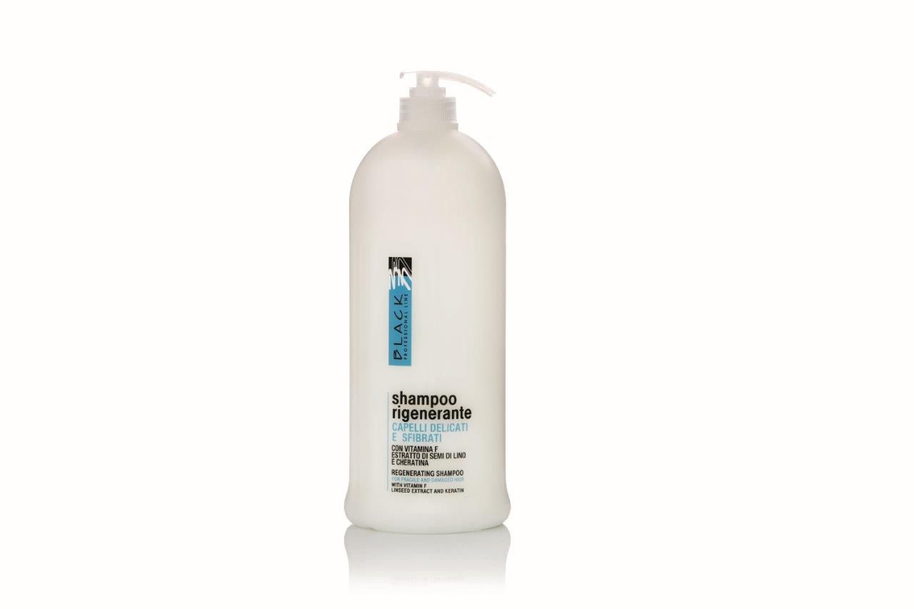 Black Shampoo Rigenerante 1000ml - Šampon pro citlivé a unavené vlasy