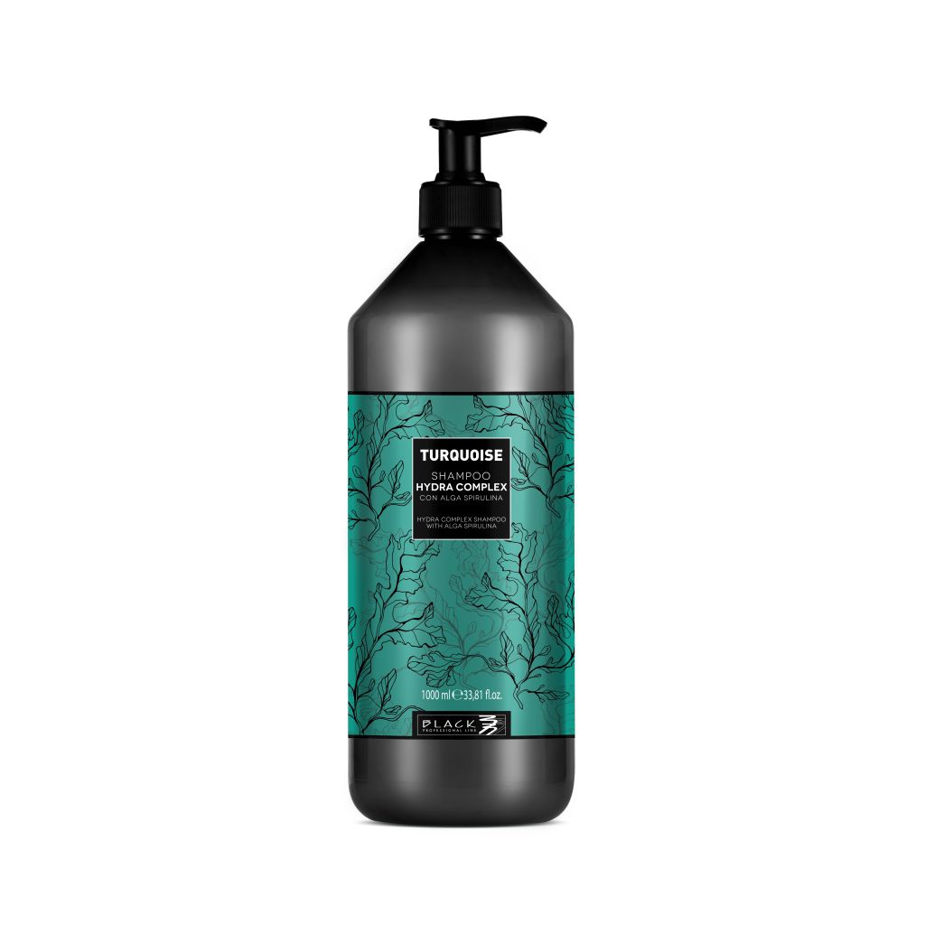 Black Turquoise Shampoo Hydra Complex Šampon pro jemné vlasy 1000 ml