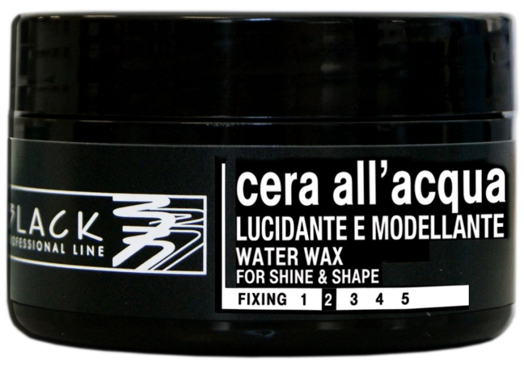 Black Water Wax For Shine & Shape 100 ml - vosk na vlasy Vosk na mokrý vzhled vlasů.