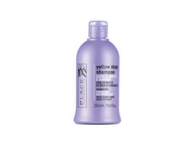 Black Yellow Stop Shampoo 250ml - Šampon na blond a melírované vlasy.