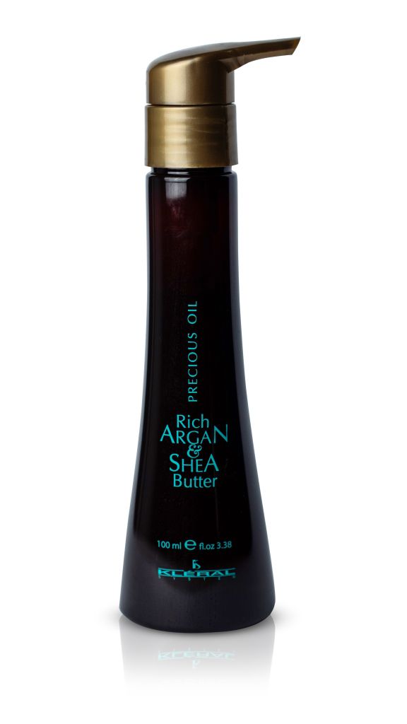 Kléral Argan & Shea Butter Precious Oil 100 ml - olej na vlasy Luxusní arganový olej pro poškozené a vysušené vlasy.