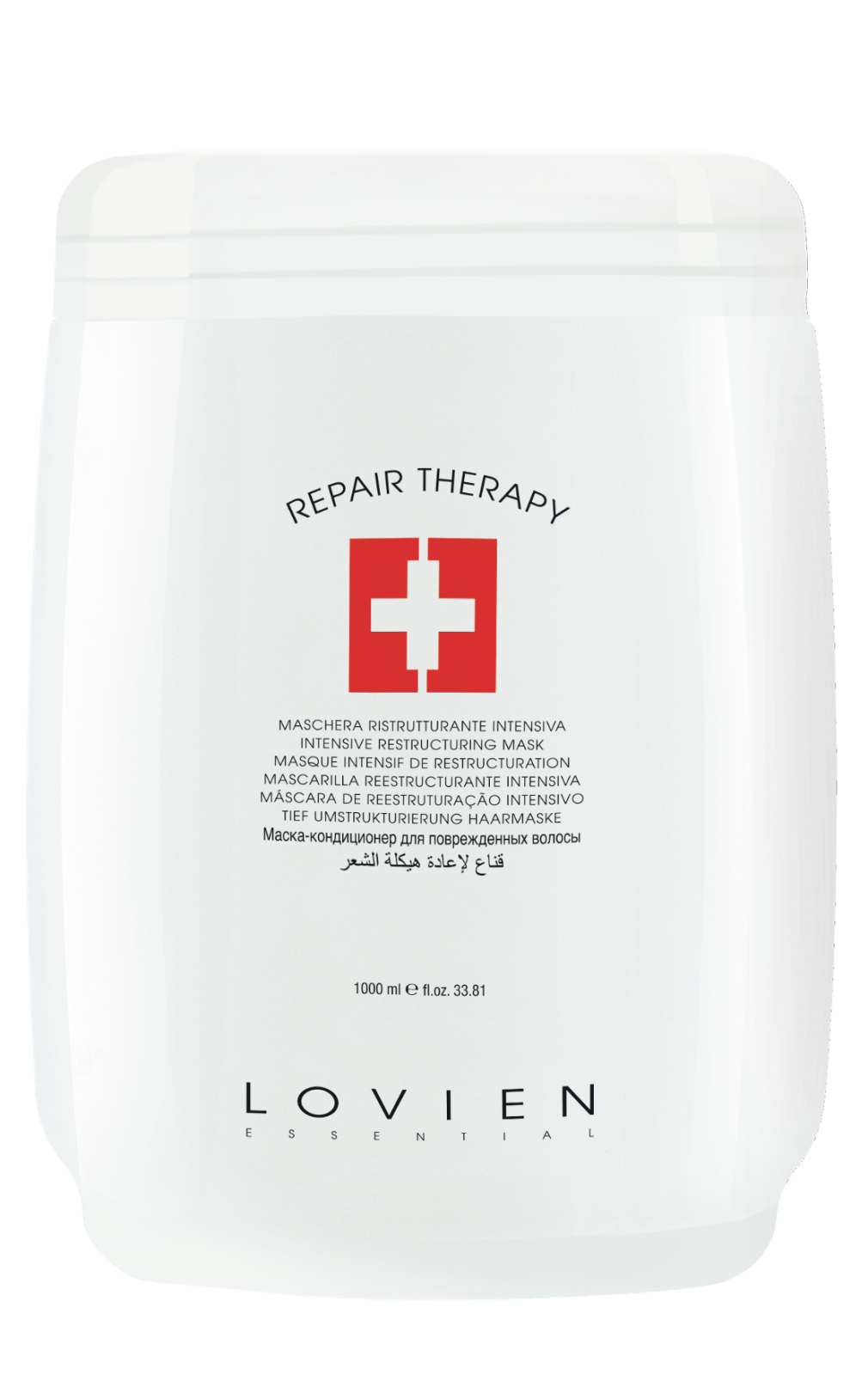 Lovien Repair Therapy Cream 1000 ml - maska na suché a lámavé vlasy - "Léčba" pro suché a lámavé vlasy