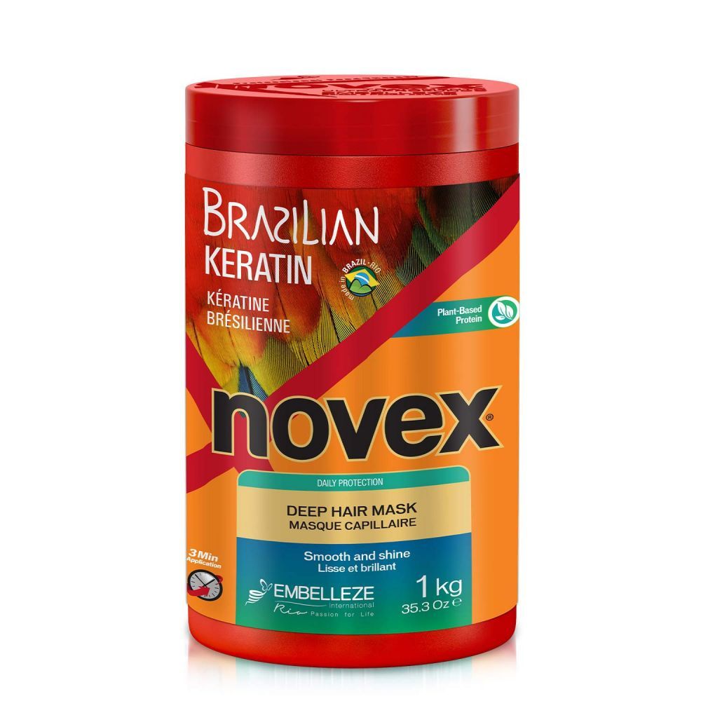 Novex Brazilian Keratin Deep Treatment Mask 1000 g - maska na vlasy s keratinem