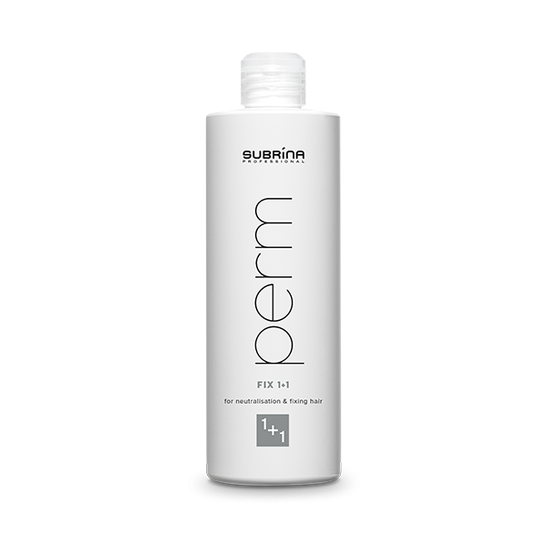 PERM FIX 1+1 450 ml - Koncentrovaný preparát na neutralizaci a fixaci vlasů po trvalém kadeření Subrina