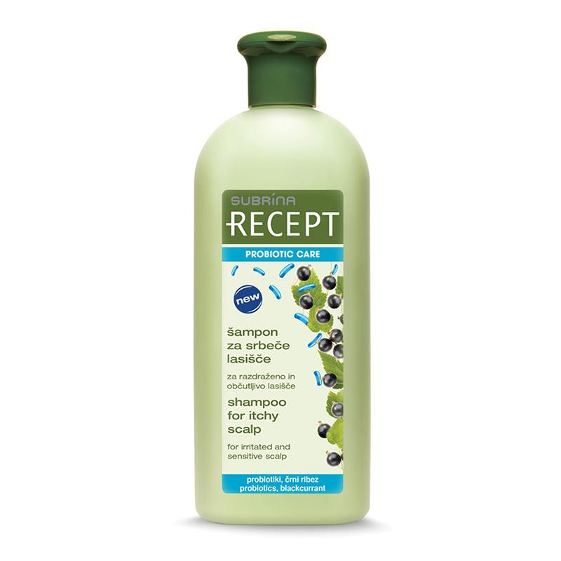 Subrina Recept šampon s probiotiky pro svědivou a podrážděnou pokožku hlavy 400 ml - Šampon s probiotiky pro svědivou a podrážděnou pokožku hlavy