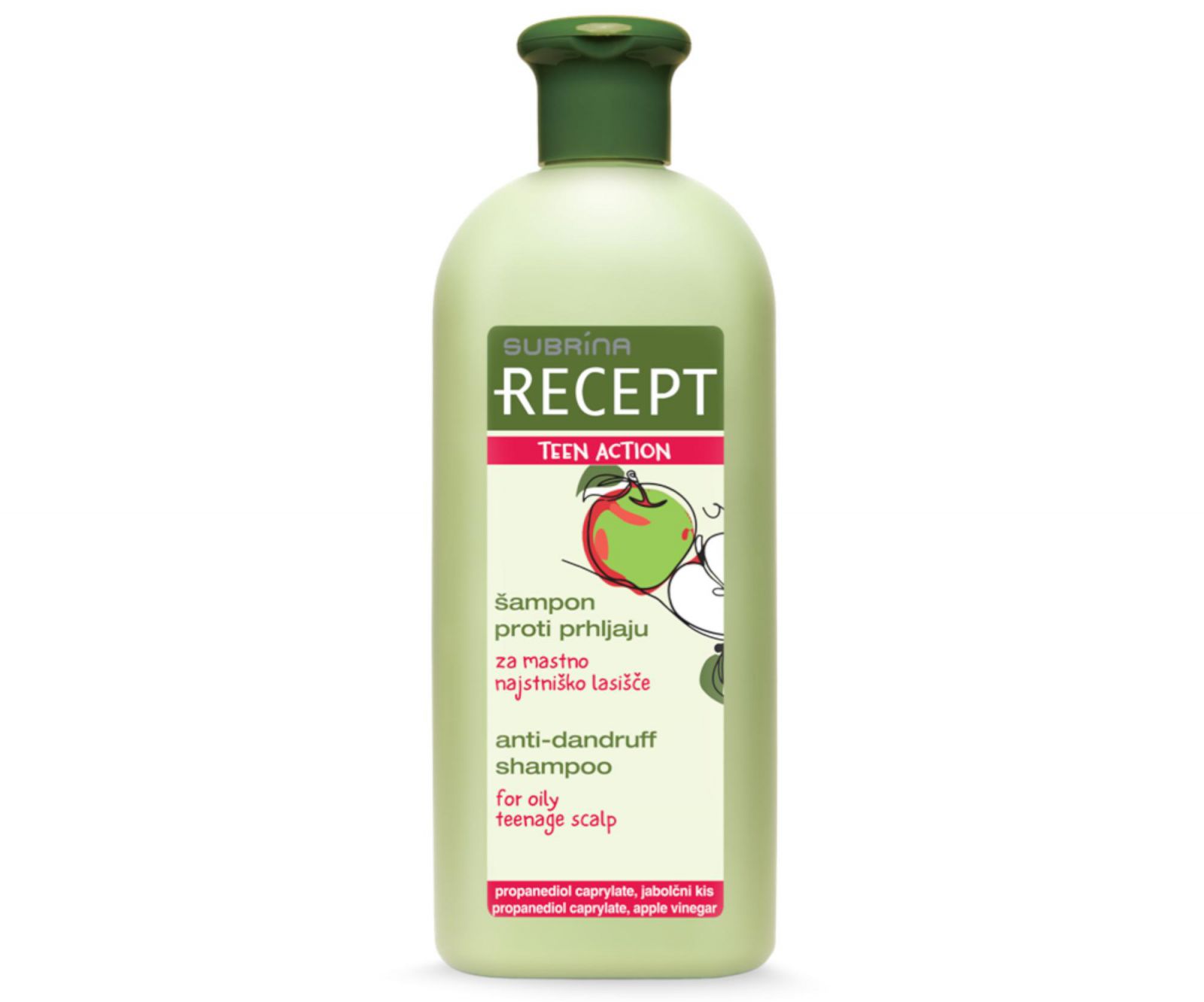 Subrina Recept šampon proti lupům pro mastnou pokožku hlavy u dospívajících 400 ml